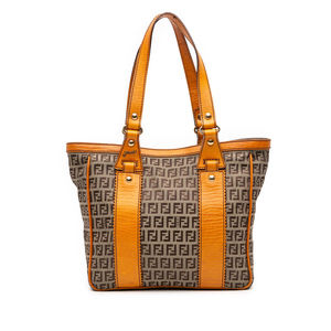 Pre-Loved Fendi Zucchino Canvas Tote